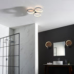 Radius Chrome 3-Light LED Semi-Flush Ceiling Light