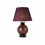 TL1422 - Transparent Tinted Purple Table Lamp