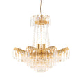 Adagio Gold 9 Light Crystal Chandelier