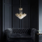 Adagio Gold 9 Light Crystal Chandelier