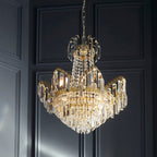 Adagio Gold 9 Light Crystal Chandelier