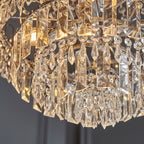 Amadis 6-Light Pendant: Crystal & Chrome