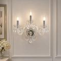 Kolin 3 Light Crystal Wall Nickel Trim