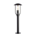Quinn Textured Black Outdoor Floor Lamp (Weatherproof)
