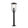 Quinn Textured Black Outdoor Floor Lamp (Weatherproof)