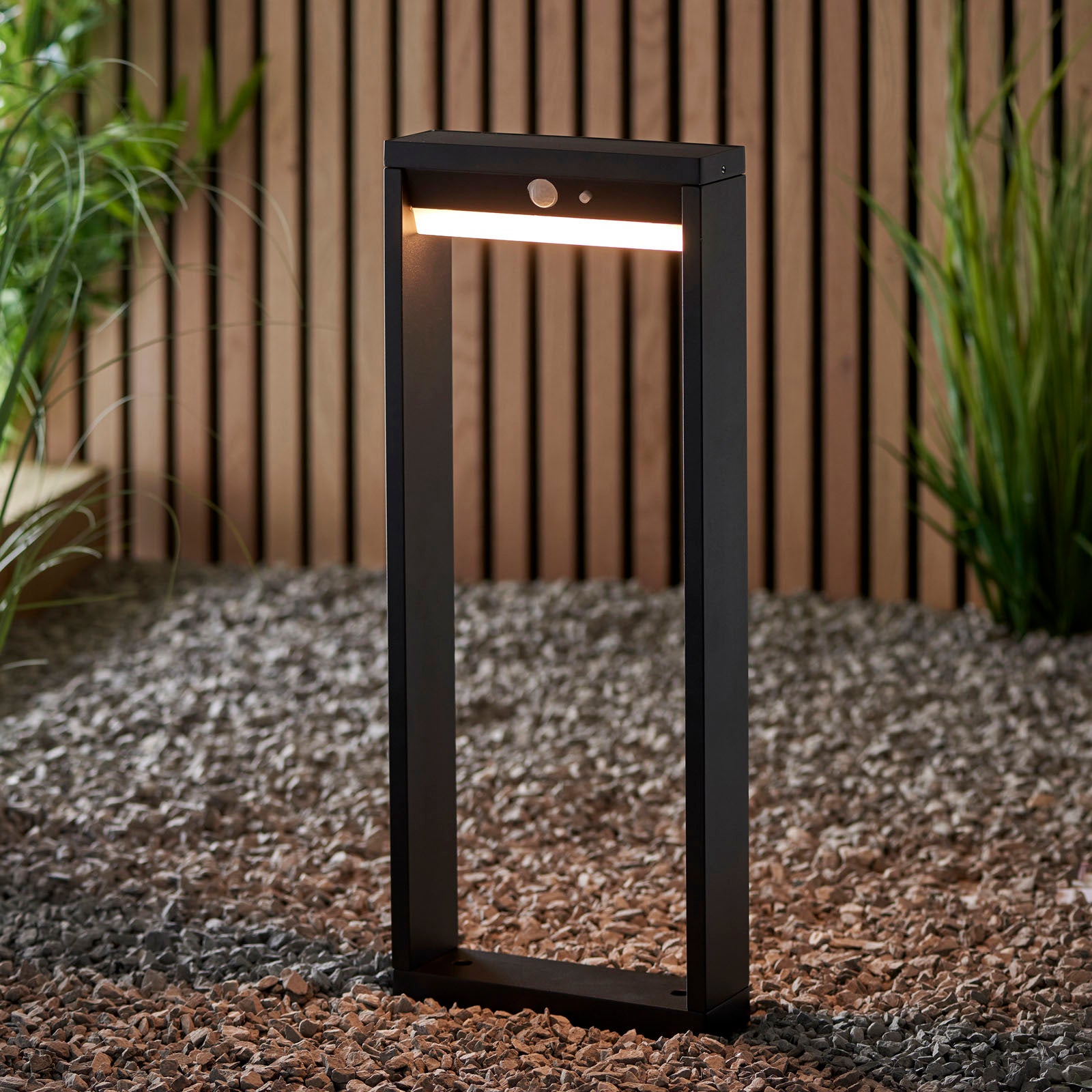 Dannah Solar Powered Outdoor Floor Light with PIR Sensor (3 Modes)