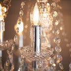 Clarence 8 Light Clear Acrylic Chandelier