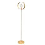 Hoop Black Metal Floor Lamp (alternative phrasing)