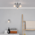 Cedric Bathroom 3 Light Spotlight Polished Chrome Glass IP44