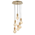 Studio Brushed Brass 6-Light Pendant