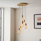 Studio Brushed Brass 6-Light Pendant