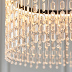 Liliana Cascading Crystal Pendant Light (Polished Chrome)