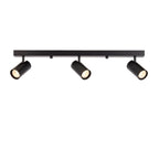 Rez 3-Light Matt Black Spotlight