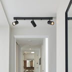 Rez 3-Light Matt Black Spotlight