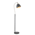 Franklin 1-Light Adjustable Floor Lamp - Matt Black Finish