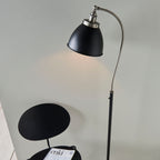 Franklin 1-Light Adjustable Floor Lamp - Matt Black Finish