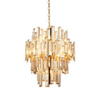 Viviana 12 Light Pendant Gold Effect Plate