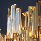 Viviana 12 Light Pendant Gold Effect Plate