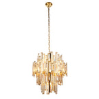 Viviana 12 Light Pendant Gold Effect Plate