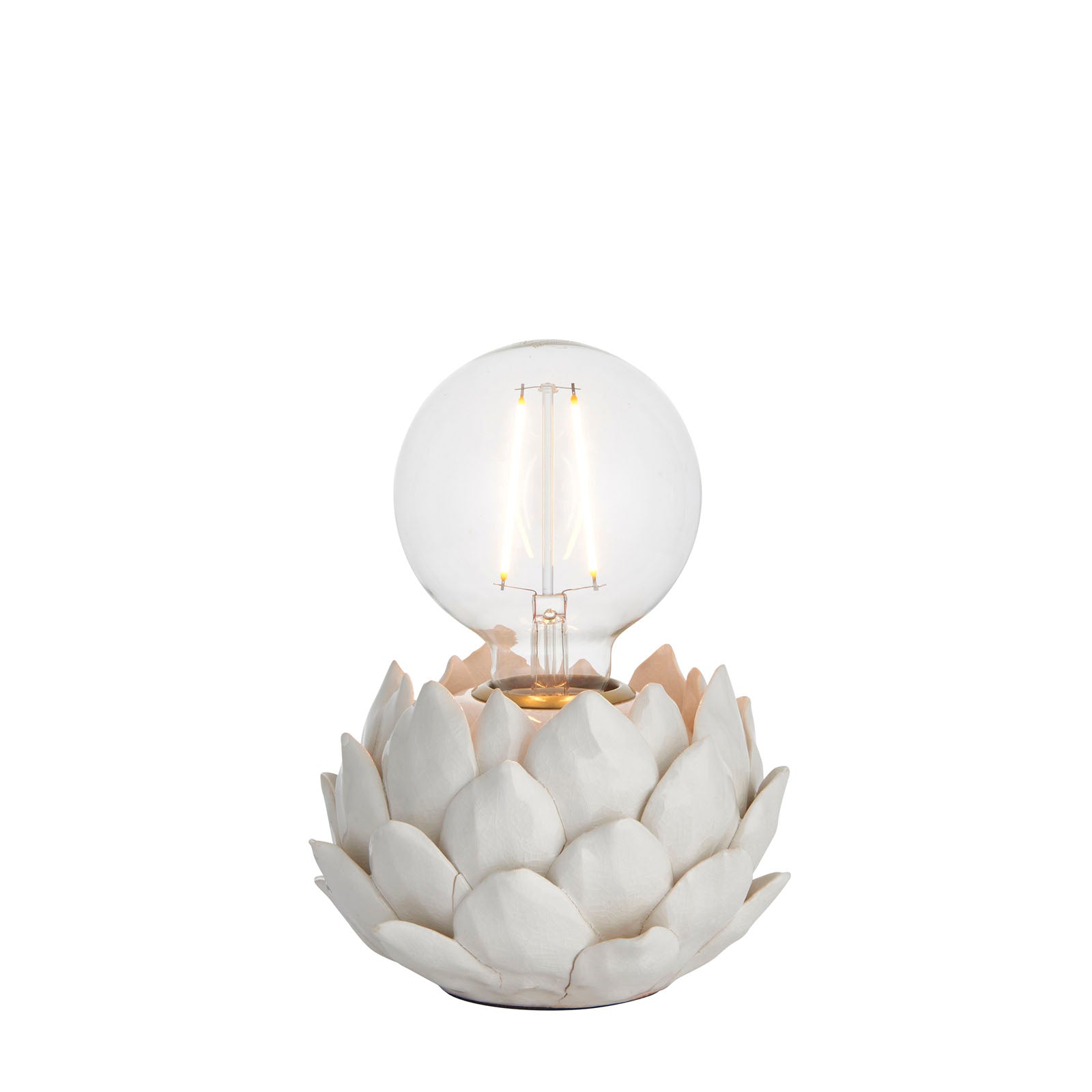 Artichoke 1-Light Table Lamp: Ceramic Base (Unique Design)