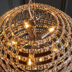 Beatrice 5 Light Pendant - Chrome/Crystal