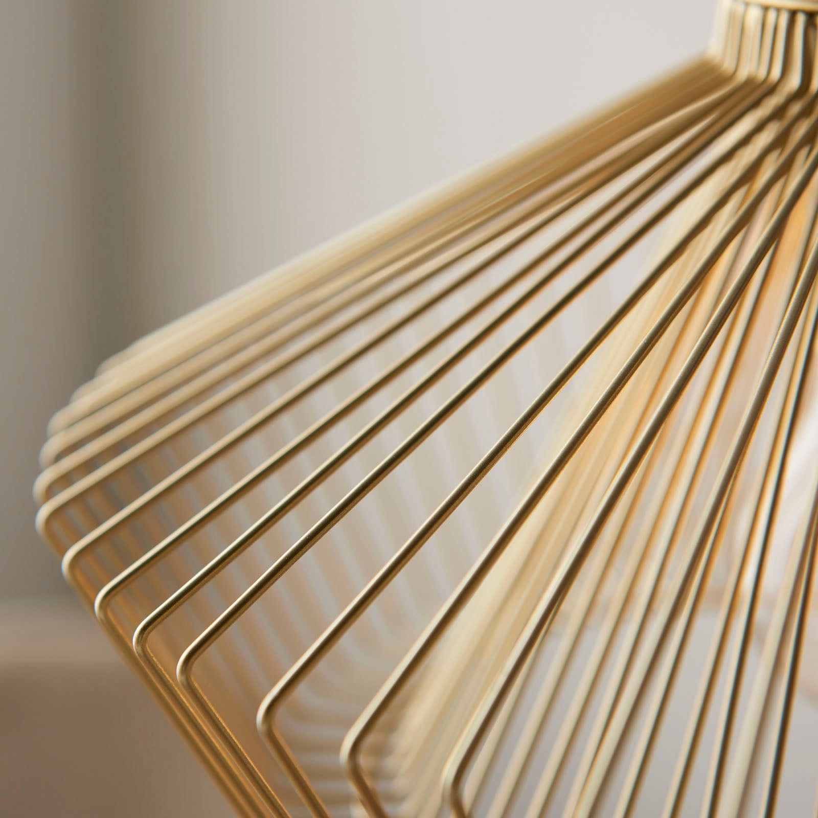 Kimberley Polished Gold Metal Cage Pendant Light