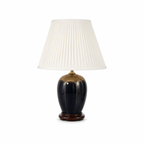TL361-3675 - Metallic Blue Glaze Table Lamp