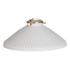 Accessories Easy Fit White Shallow Ceramic Shade 23cm