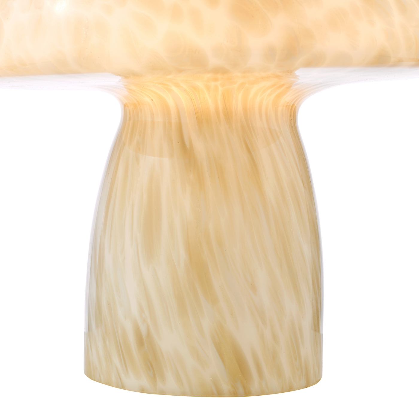 Addie Table Lamp White Art Glass