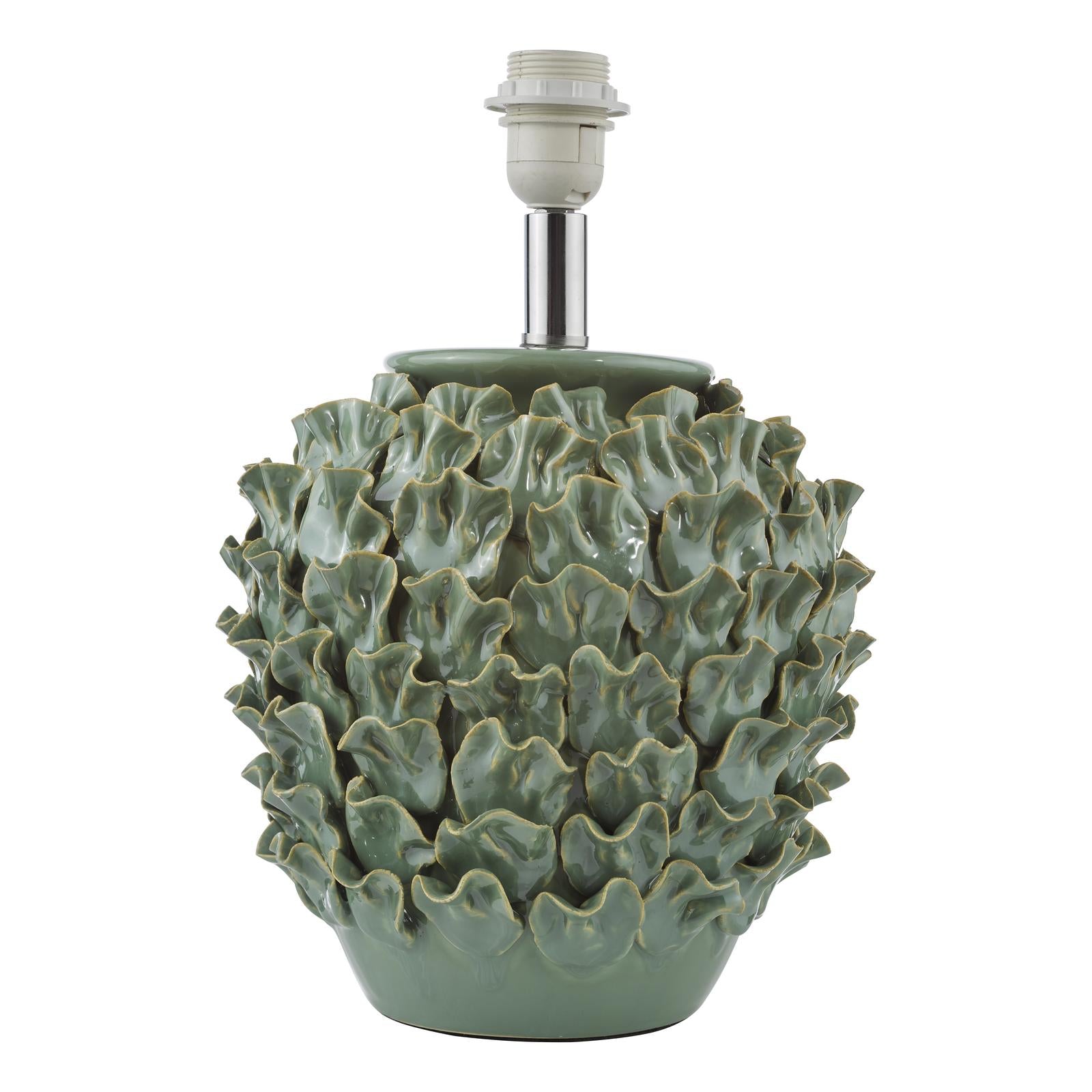 Ailsa Ceramic Table Lamp Green Base Only