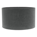 Akavia Grey Velvet Drum Shade 35cm