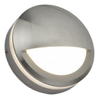 Akos Round Eyelid Outdoor Wall Light Aluminium IP65 LED