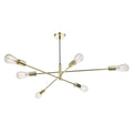 Alana 6 Light Pendant Polished Gold
