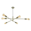 Alana 6 Light Pendant Antique Brass