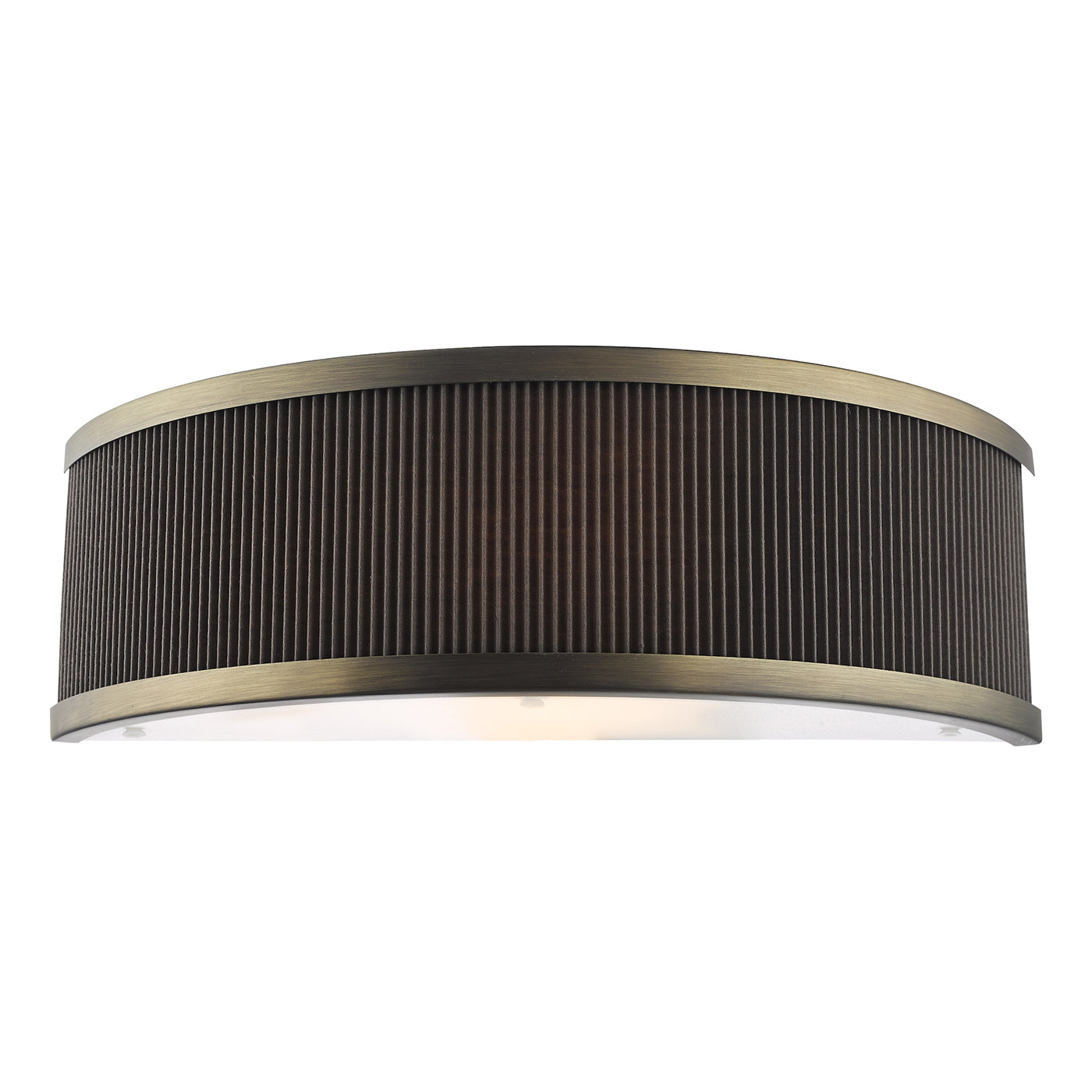 Alvaro Wall Light Antique Bronze With Brown Shade