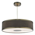 Alvaro 3 Light Single Pendant Antique Bronze Mushroom
