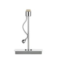 Amalfi Table Lamps Polished Chrome LED Base Only