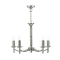 Ambassador 5 Light Dual Mount Pendant Satin Chrome