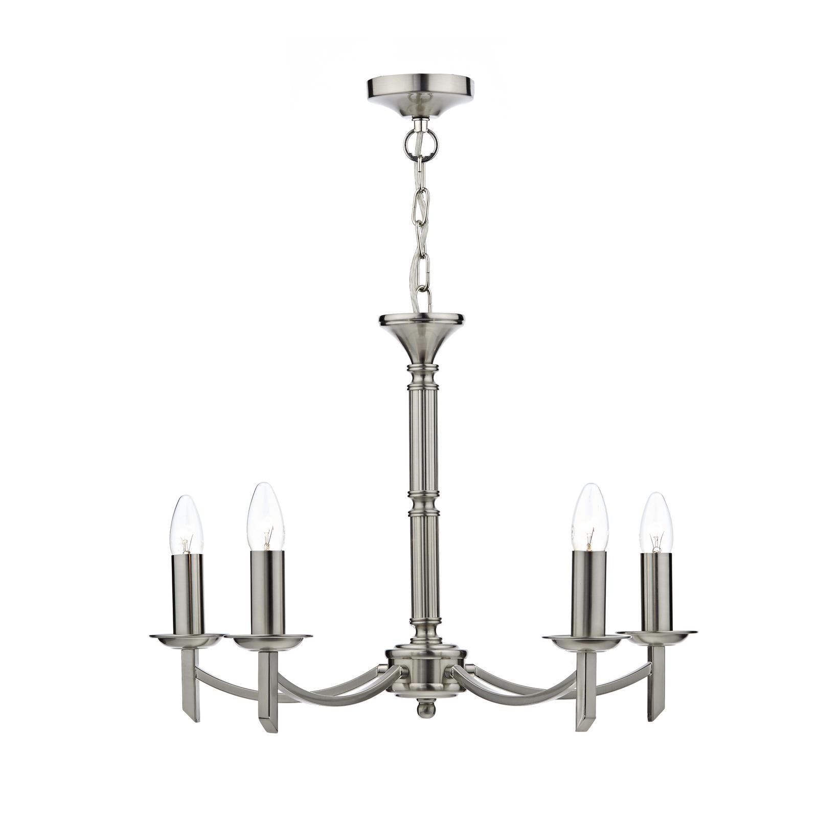Ambassador 5 Light Dual Mount Pendant Satin Chrome