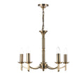 Ambassador 5 Light Dual Mount Pendant Antique Brass