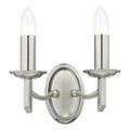 Ambassador Double Wall Bracket Satin Chrome
