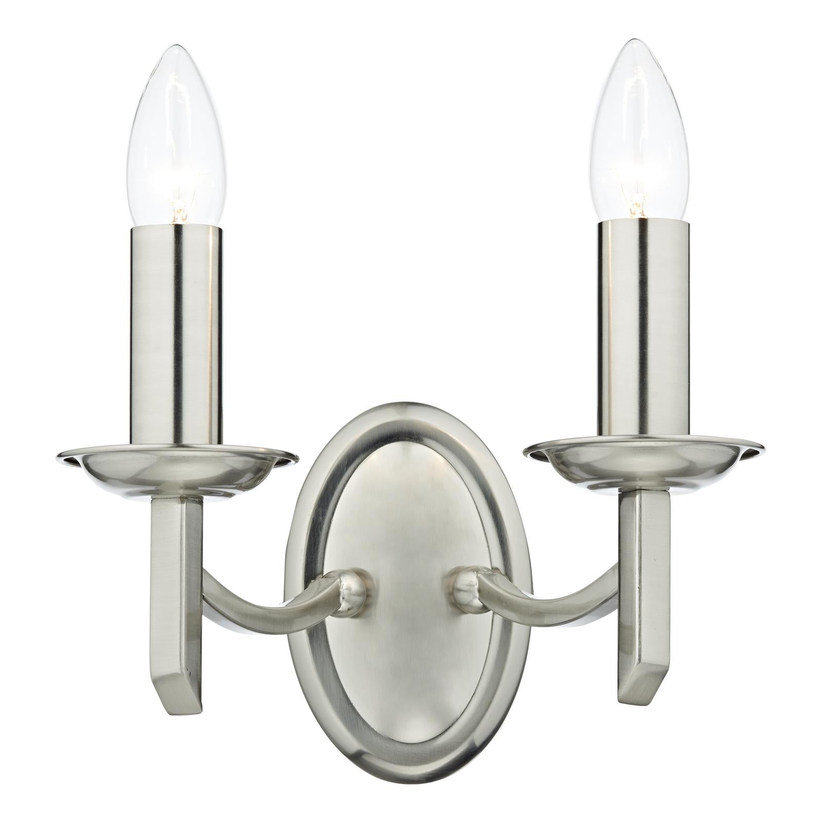 Ambassador Double Wall Bracket Satin Chrome