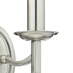 Ambassador Double Wall Bracket Satin Chrome