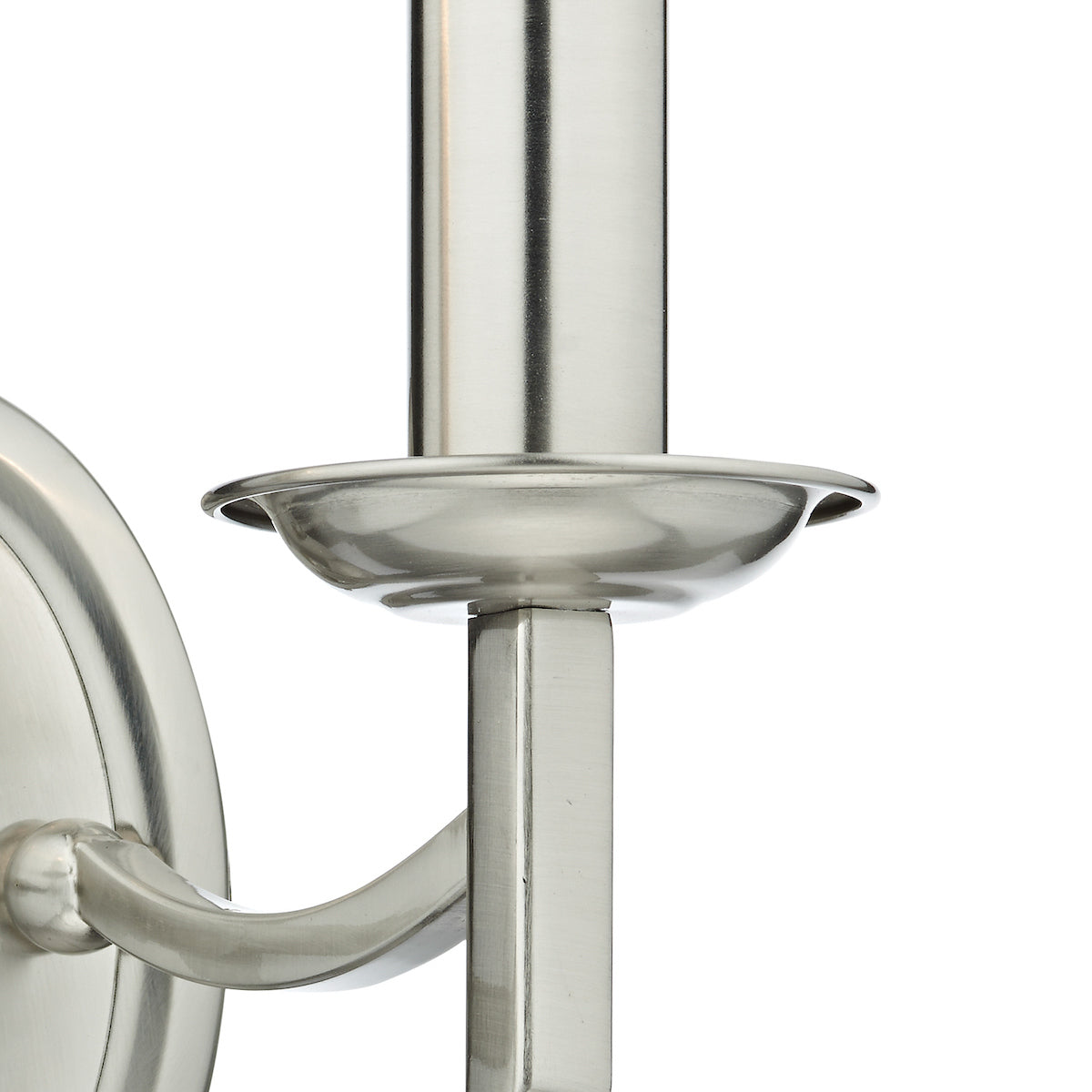 Ambassador Double Wall Bracket Satin Chrome