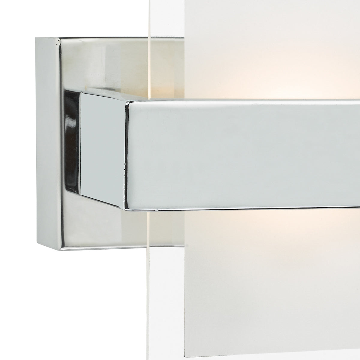 Apt LED Wall Light Polished Chrome & Glass