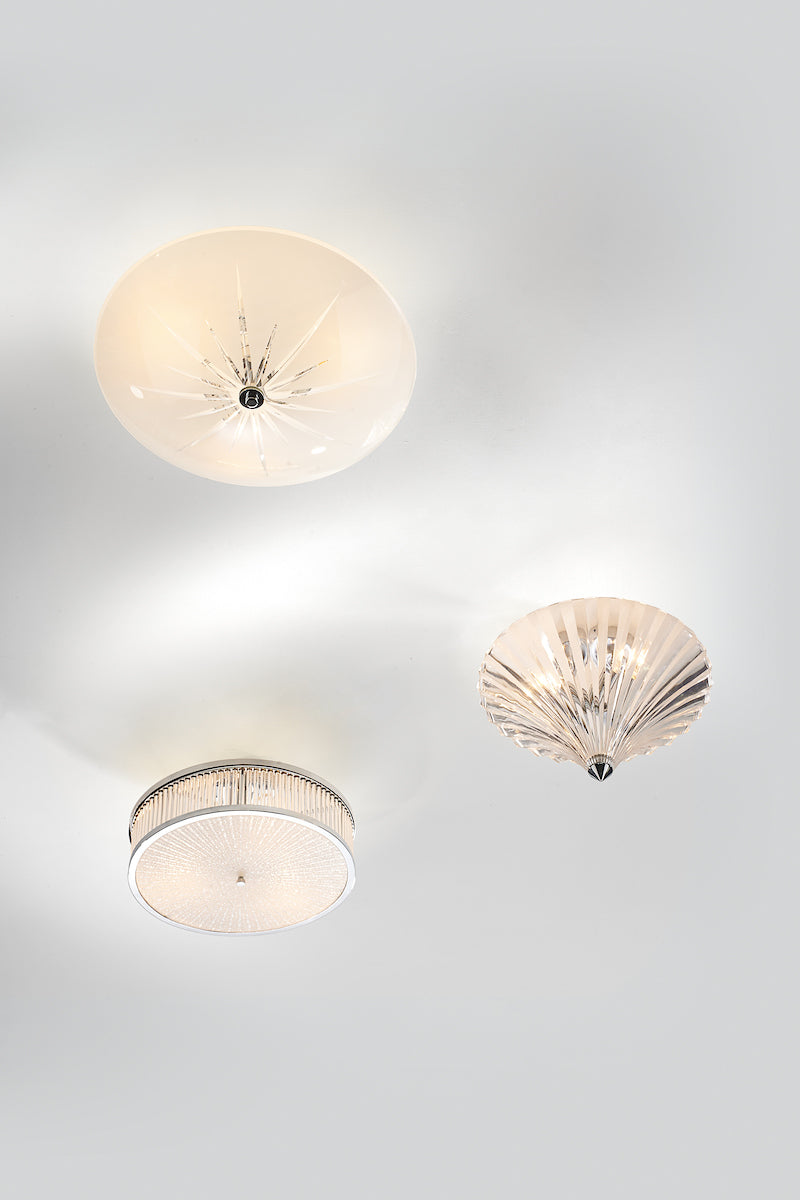 Ardeche 3 Light Flush Polished Chrome