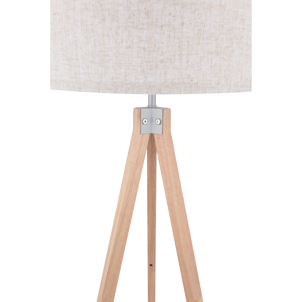 Armitage Tripod Floor Lamp Light Wood With Shade
