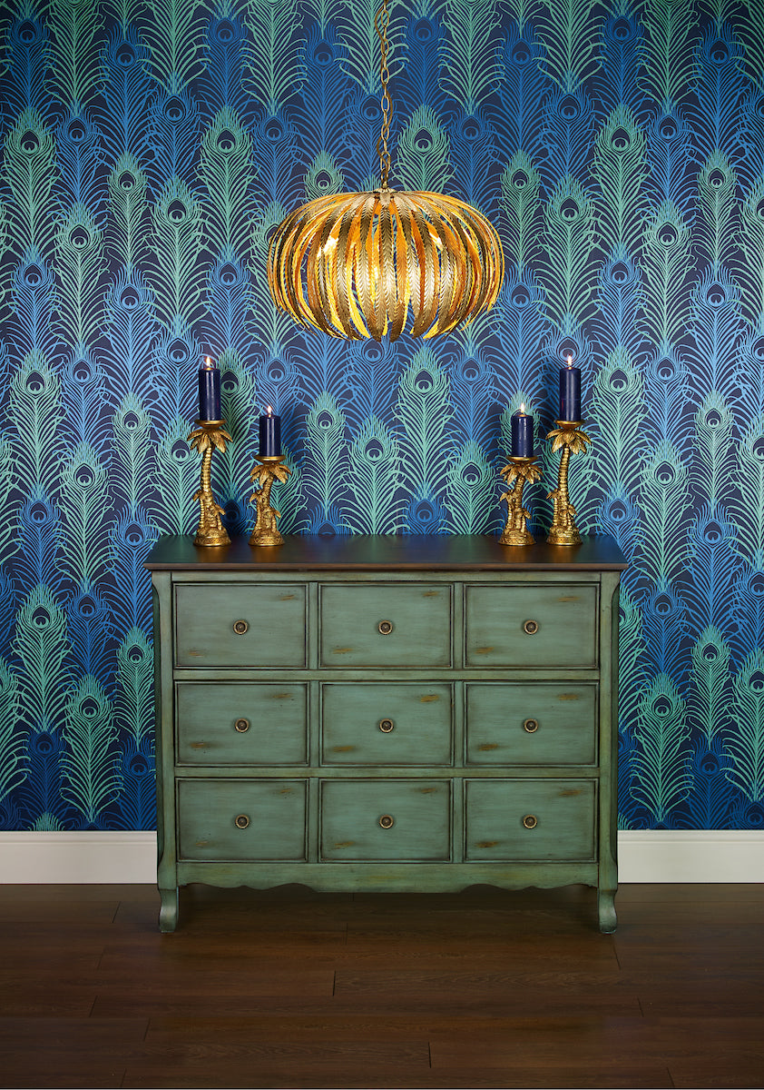 Atticus 5 Light Pendant Gold