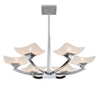 Ayres Semi-Flush Mount Light: Grand Statement (Chrome & Scavo Glass) 6lt