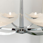 Ayres Semi-Flush Mount Light: Grand Statement (Chrome & Scavo Glass) 6lt